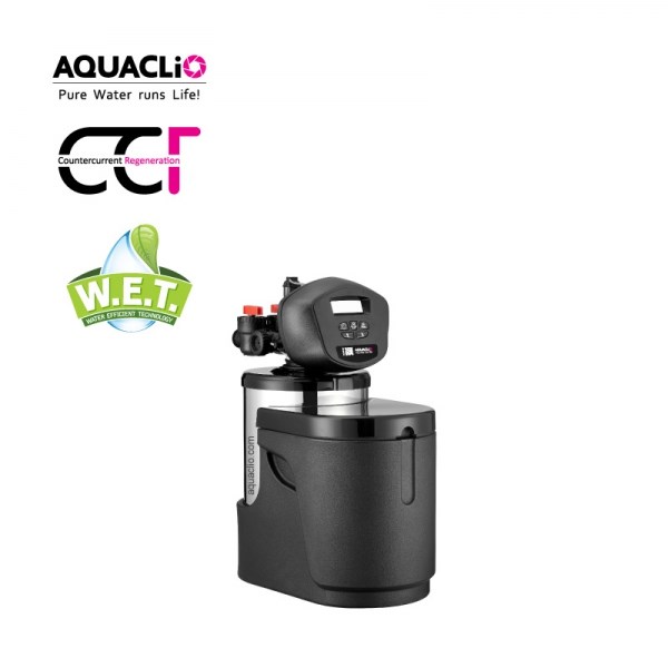 家用軟水系統 / 去除水垢設備 / 石灰質過濾器 AQUACLiO VWS-180R / 旗艦型軟水機 / WET節能反洗技術 乾式鹽箱設計 / 缺鹽警示系統 / 自動消毒過濾罐 不鏽鋼軟水器 / 歐洲製造軟水設備 軟水器推薦 / 水垢太多怎麼辦 / 家用水質改善 居家用水升級 / 節省用水用鹽 / 高效軟水系統