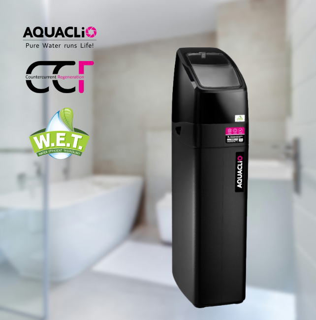 家用軟水系統 / 去除水垢設備 / 石灰質過濾器  AQUACLiO EVA-350R / 尊爵型軟水機 / WET節能反洗技術  乾式鹽箱設計 / 歐規dH智慧演算 / 旋蓋式軟水機  軟水器推薦 / 硬水問題解決 / 水垢太多怎麼辦  家用水質改善 / 居家用水升級 / 水垢處理解決方案