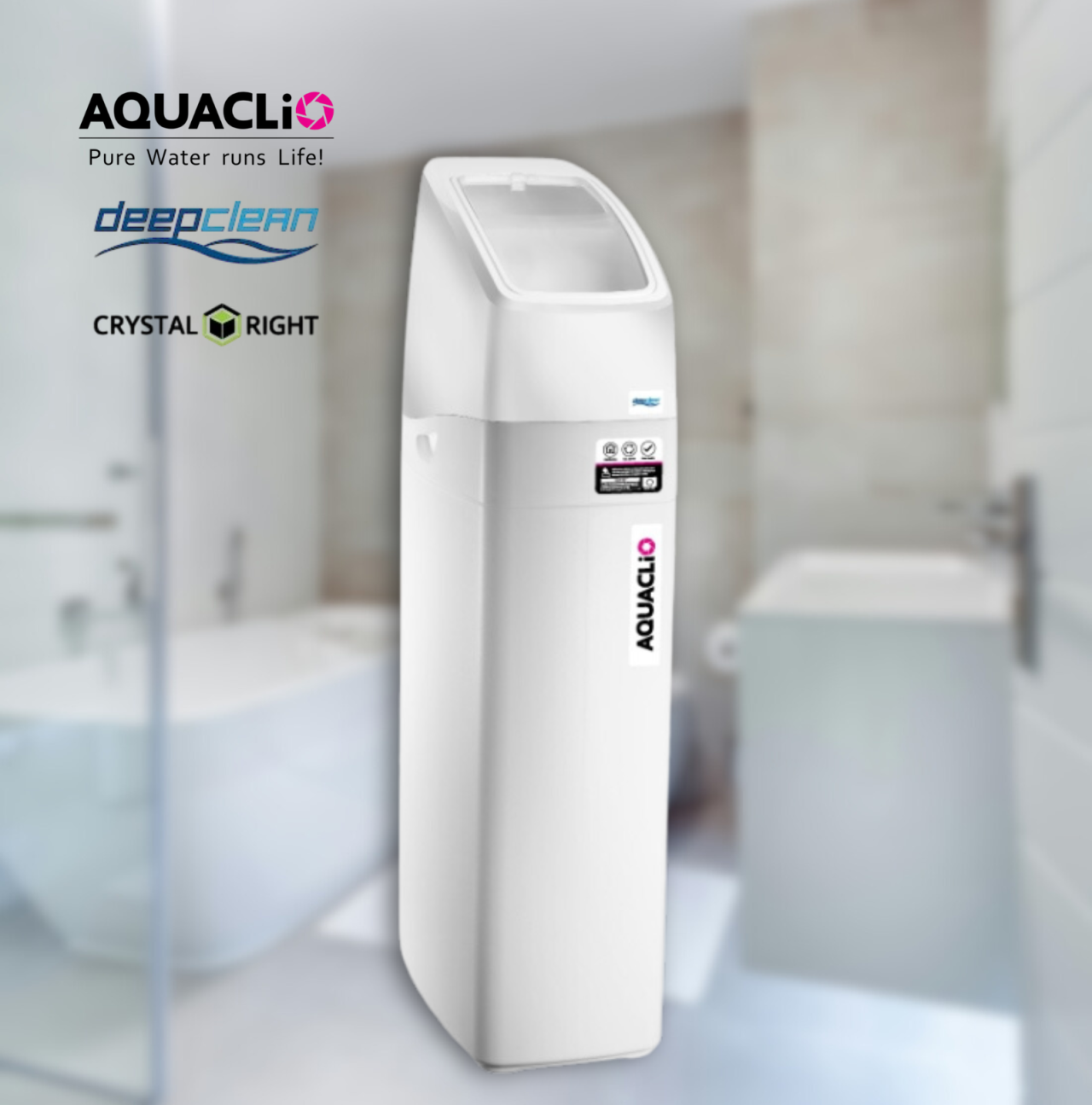 家用複合軟水系統 / 降低鐵錳軟水機 / PH值調節軟水設備 AQUACLiO DCS-370R1 / 晶鑽型複合軟水系統 / DCC深度清洗技術 Crystal-Right晶體濾料 / 乾式鹽箱設計 / 自動消毒軟水機 歐洲製造軟水設備 / 軟水器推薦 / 水質酸鹼調節 居家水質改善 / 軟水機升級 / 鐵錳去除方案