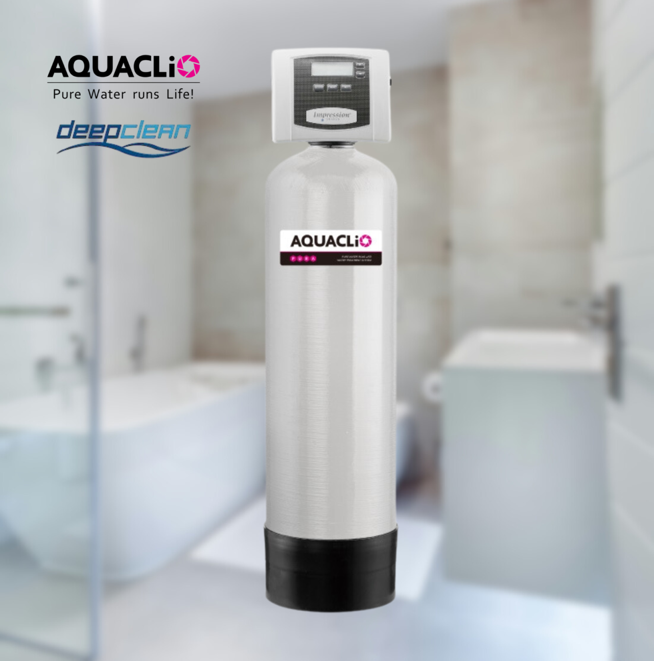 抗菌雜質過濾系統 / 水中泥沙過濾 / 顆粒雜質過濾 AQUACLiO DCF-350F / 晶鑽型淨水系統 / DCC深度清洗技術 AFM®抗菌濾料 / NSF認證濾心 / 防生物膜淨水設備 優先供水設計 / 自動反洗淨水系統 / 家用淨水設備推薦