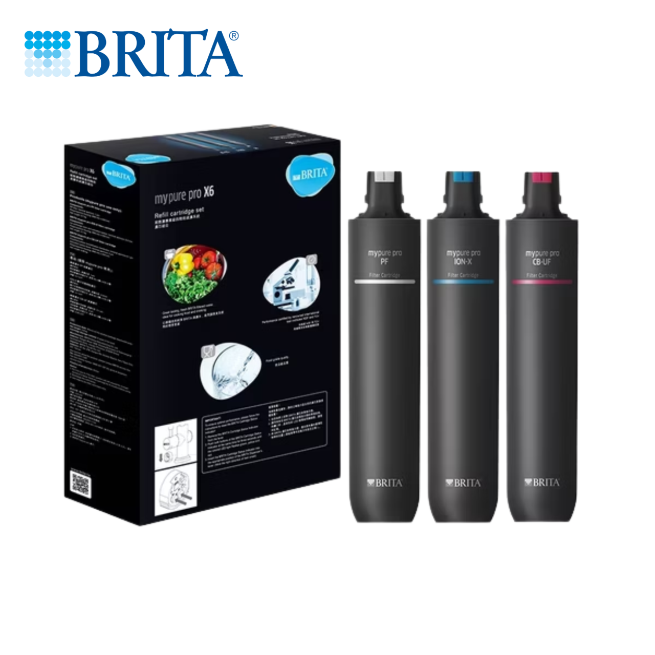 BRITA mypure pro X6 濾芯組