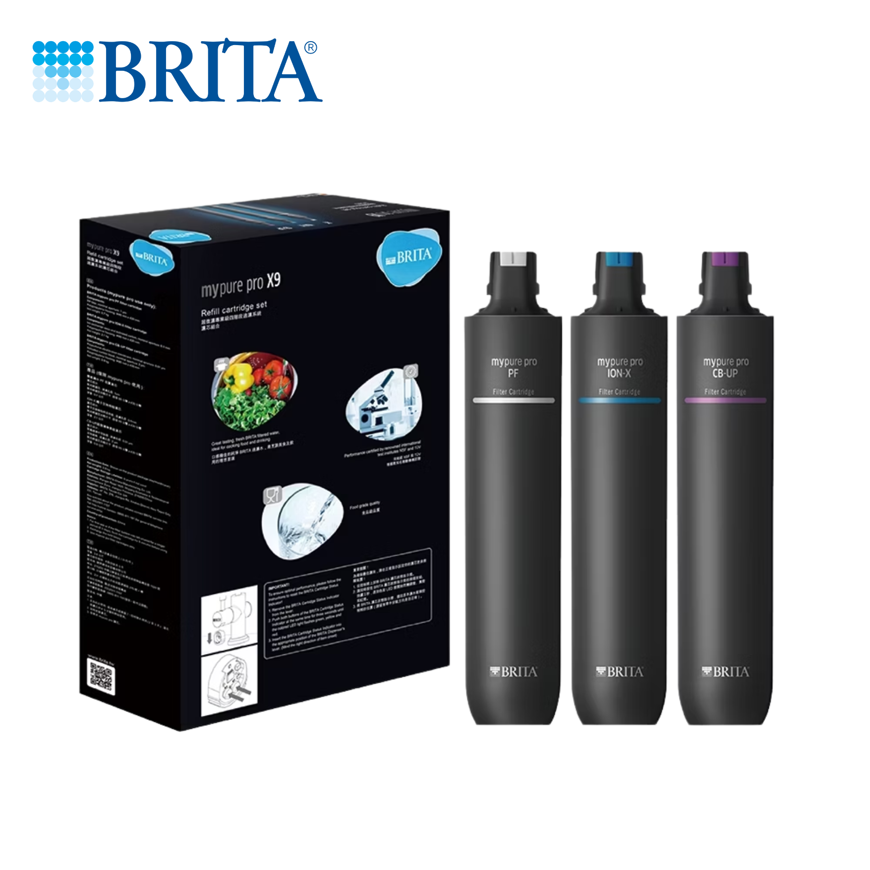 BRITA mypure pro X9 濾芯組