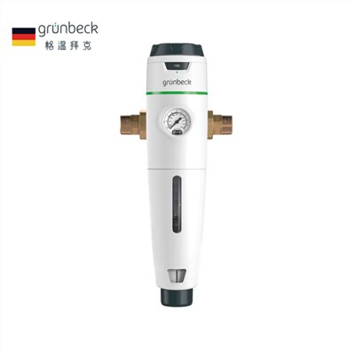 Grünbeck pureliQ AD  自動反沖洗過濾器  前置濾水器推薦  全戶總進水過濾設備  不鏽鋼濾網免更換  家用濾水器高壓反洗  德國進口前置過濾器  濾芯免耗材濾水系統  100 微米雜質過濾器  附壓力錶減壓閥濾水設備