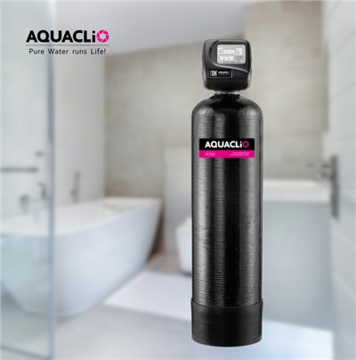 家用雜質過濾系統 / 水中泥沙過濾 / 顆粒汙染物過濾 AQUACLiO FLT-350T / 舒適型淨水系統 / NSF認證Turbidex濾料 自動反洗淨水機 / 優先供水設計 / 水塔清洗減少 居家水質改善 / 防止細菌孳生 / 雜質淨水設備推薦