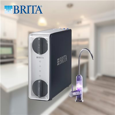 BRITA 淨水器  醫護級 UVC 龍頭  雙芯五重過濾  超濾淨水系統  1000 加侖淨水機  家用商用淨水設備  UVC 殺菌龍頭  高流量淨水系統  無菌淨水龍頭  廚下型淨水系統