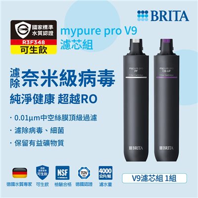 BRITA mypure pro V9 濾芯組